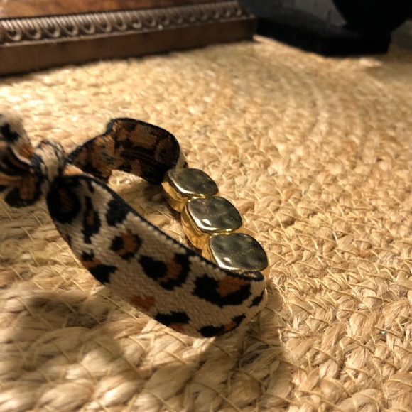 New Plunder Vallen Leopard Hair Tie Bracelet - Picture 3 of 3